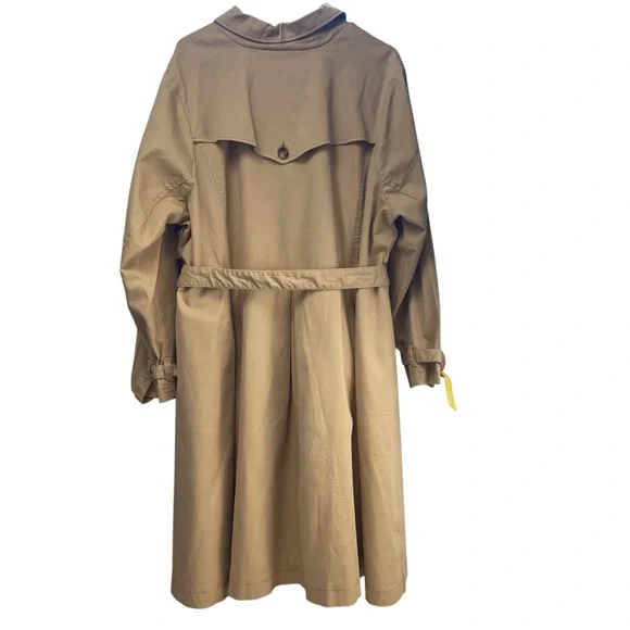 NWT Modcloth Trench Coat Tan 4X Plus Size - Picture 6 of 15